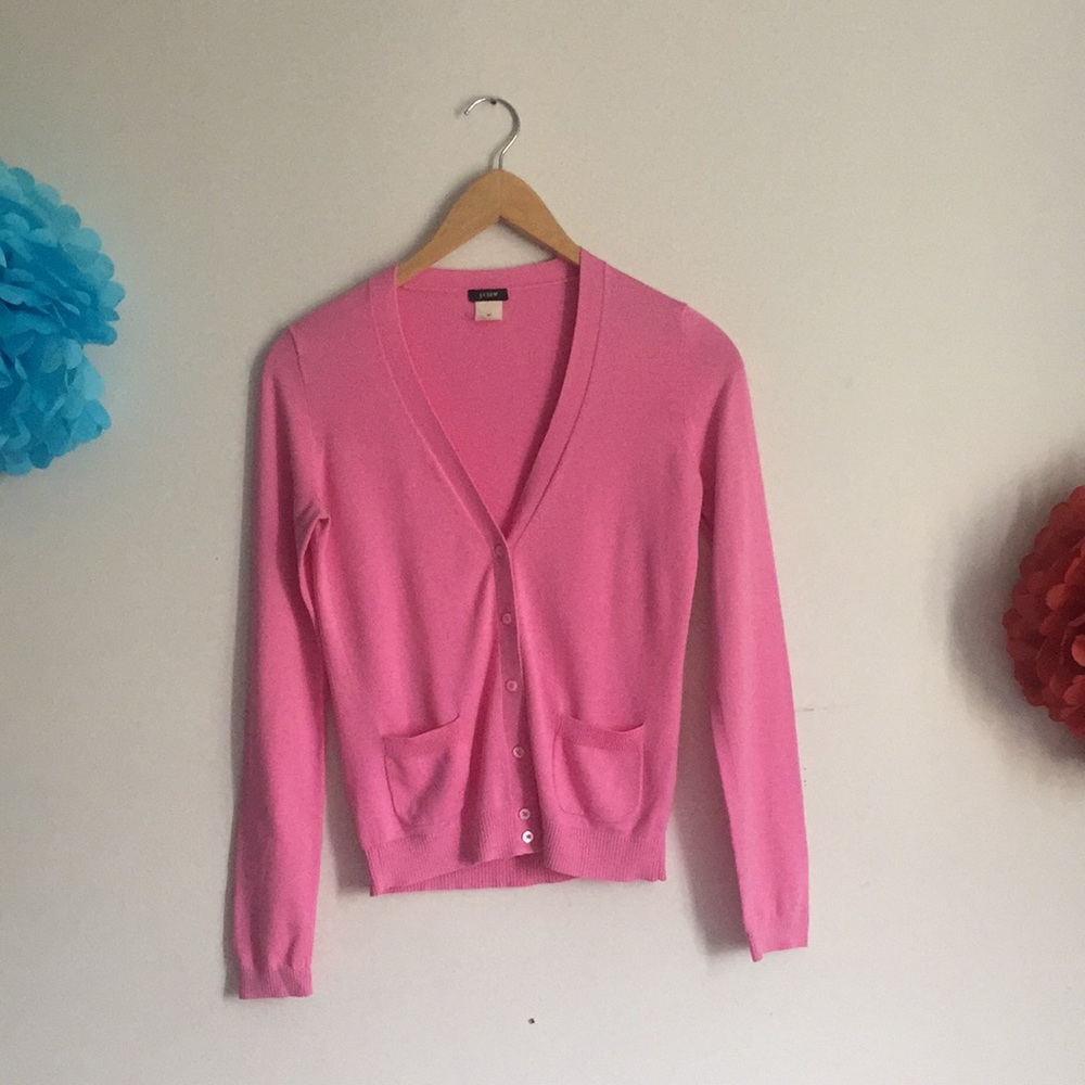 J.Crew Pink Cardigan